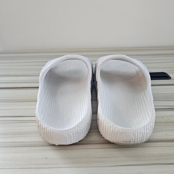 Adidas Originals Adilette 22 Men's Slide Sandals White Size 5 - Picture 6 of 9